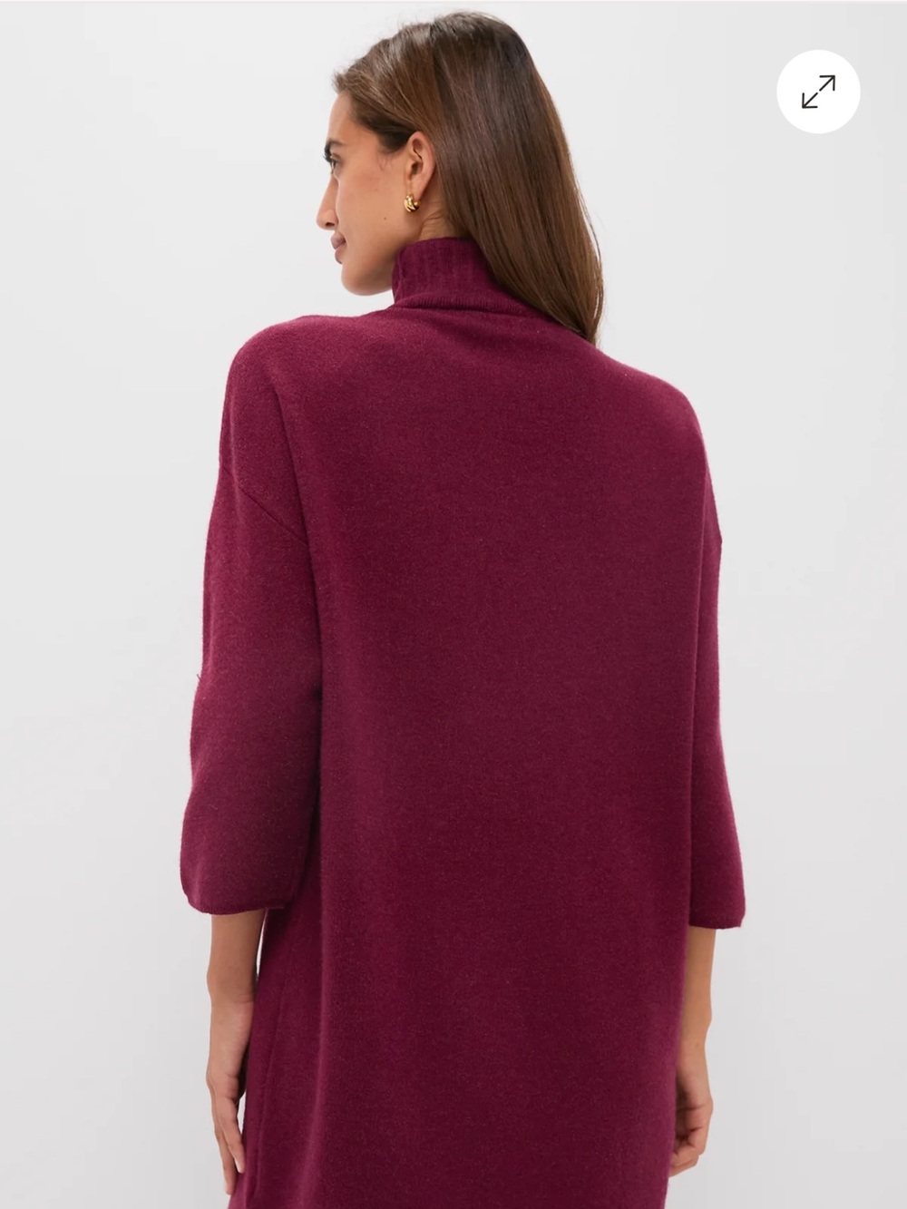 Pomander place Tuckernuck Xsmall cranberry Sweater Dress - Picture 3 of 5